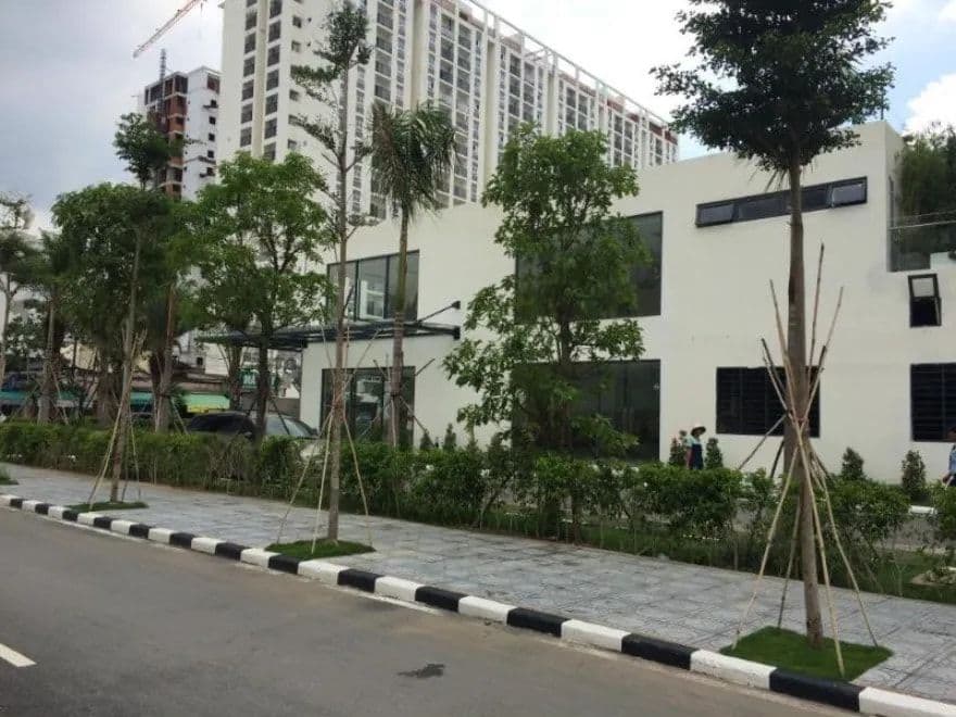 Khu nội khu chung cư Bộ Công An tại số 83 Đường số 3, Phường Bình An, Quận 2
