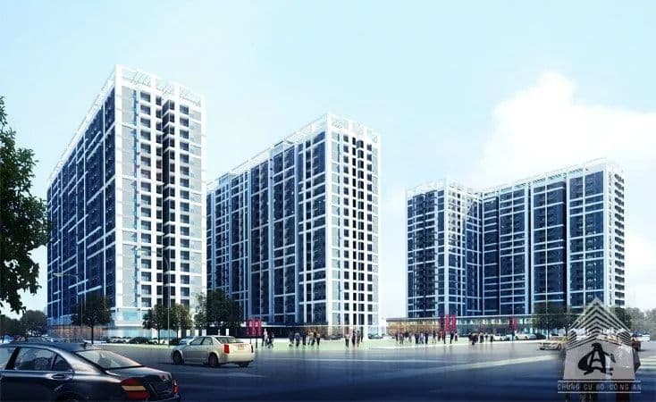 Toàn cảnh chung cư Bộ Công An Quận 2 trên khu đất 20.020 m²
