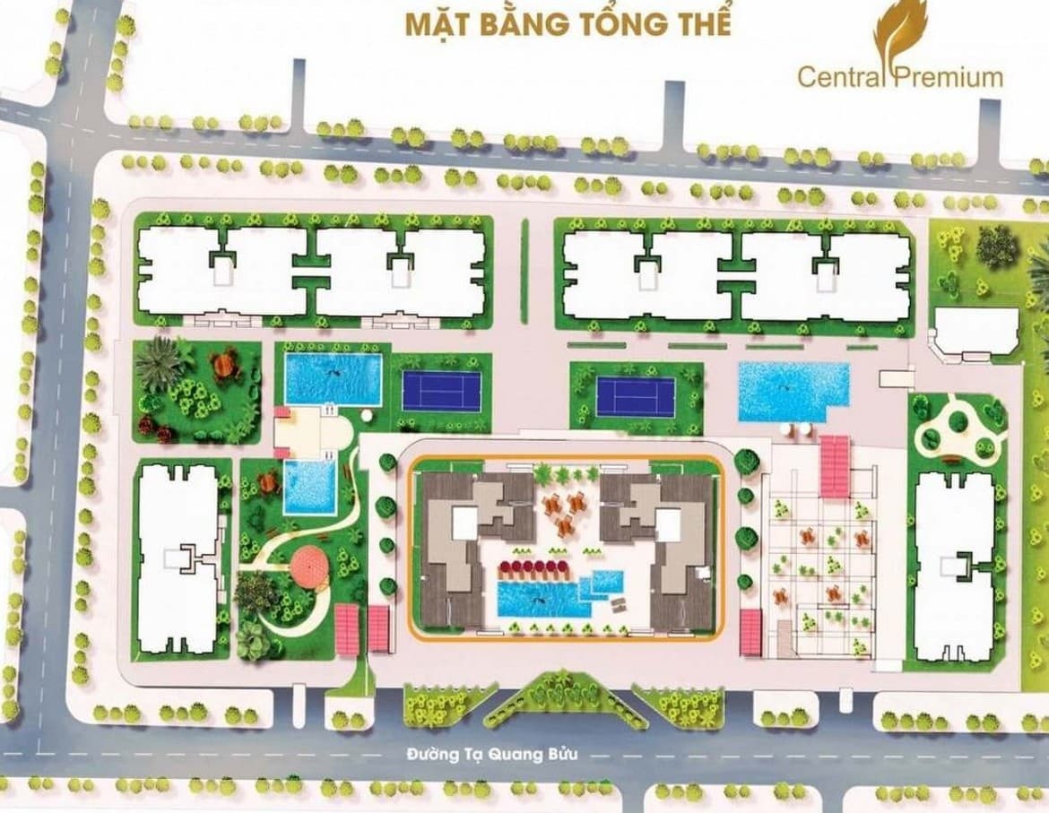 Phối cảnh chung cư Central Premium Quận 8