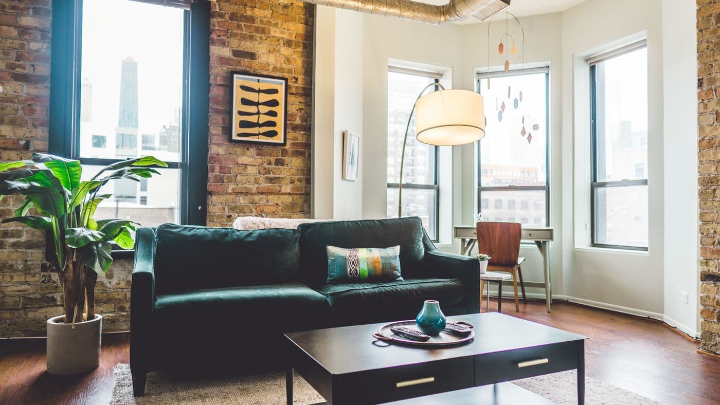 Khu sinh hoạt thứ hai trong căn officetel 40 m² tại Charmington La Pointe