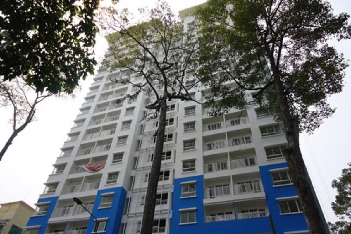 Toàn cảnh chung cư 155 Nguyễn Chí Thanh, phường 9, quận 5