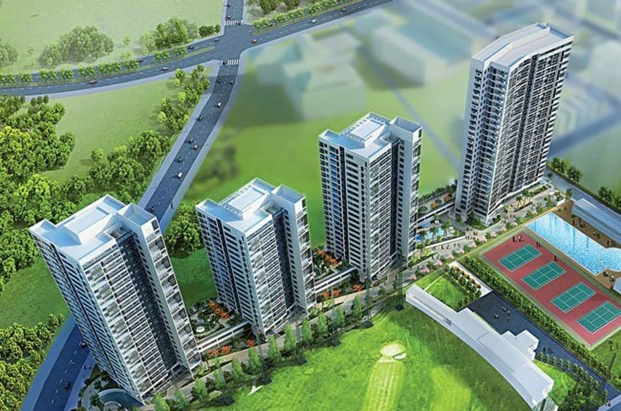 Toàn cảnh dự án Green Valley, quận 7, TP.HCM