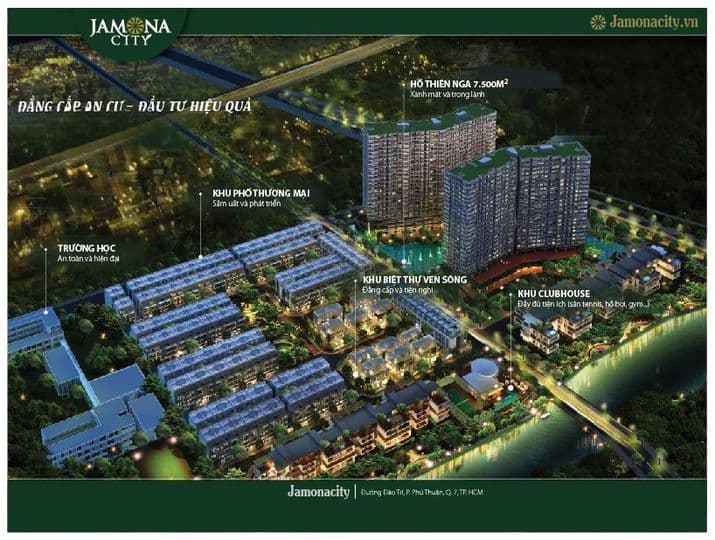 Chung cư Jamona City, đường Đào Trí, phường Phú Thuận, Quận 7