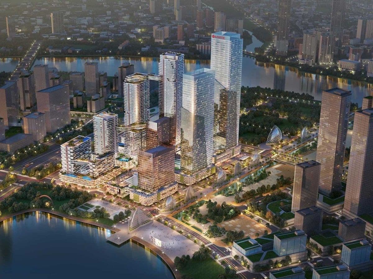 Khu căn hộ Cosmo City Quận 7 nhìn từ khu vực lân cận