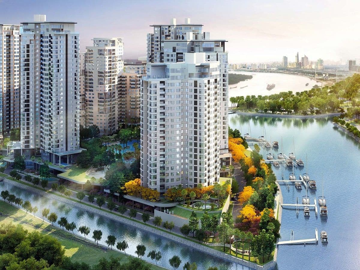 Sáu tháp Diamond Island gồm Brilliant, Bora Bora, Canary, Hawaii, Bahamas, Maldives