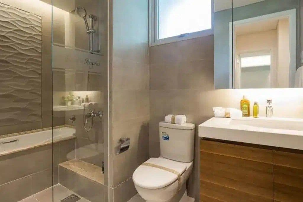 Phòng khách căn 2 phòng ngủ 105 m² tại Estella Heights