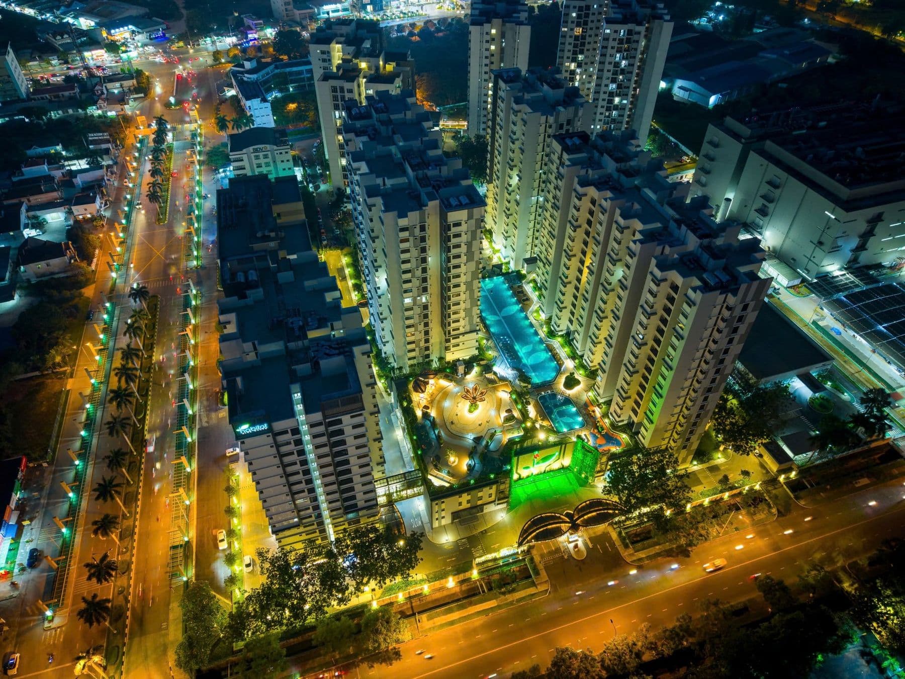 Toàn cảnh The Habitat Bình Dương trong khu dân cư VSIP 1, Thuận An