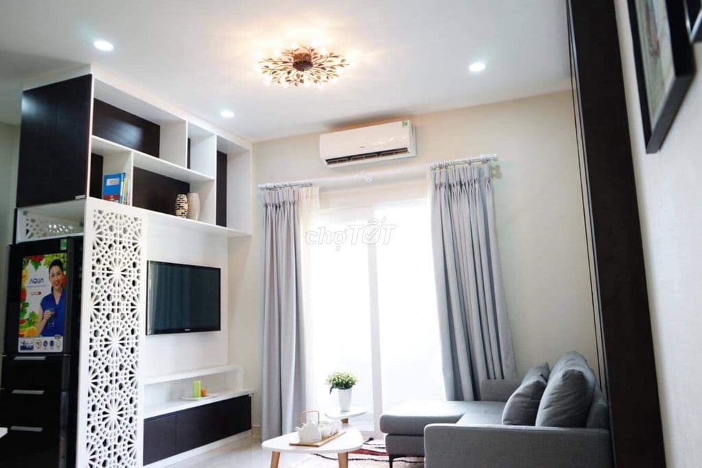 Khu vực nghỉ trong căn 1 phòng ngủ 57 m² tại Heaven Riverview
