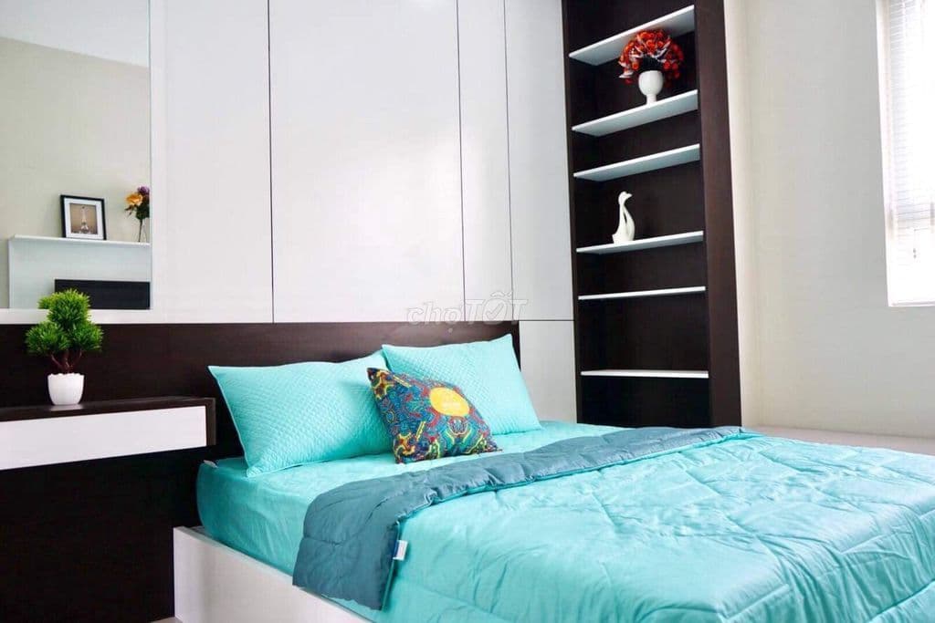 Không gian tiếp khách trong căn 2 phòng ngủ 60 m² tại Heaven Riverview