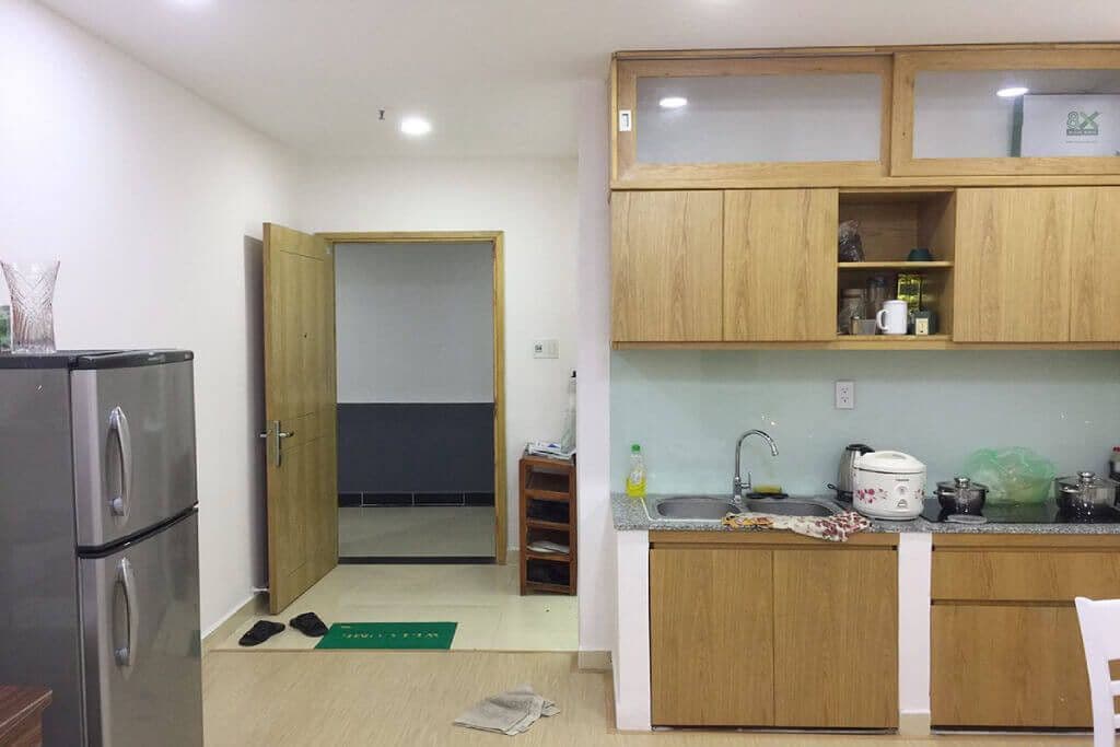 Khuôn viên và lối vào chung cư Phú Thạnh Apartment Quận Tân Phú