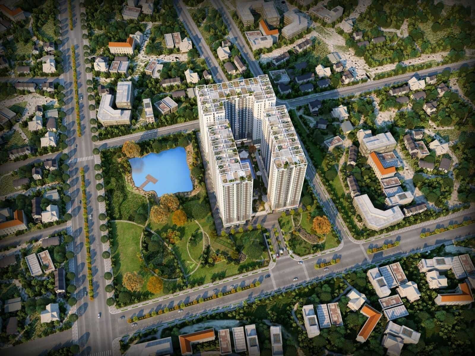 Toàn cảnh Prosper Plaza, 21 Phan Văn Hớn, phường Tân Thới Nhất, Quận 12