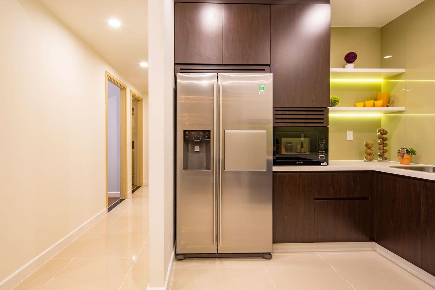 Phòng khách căn hộ 3 phòng ngủ 93 m² tại Richstar Tân Phú