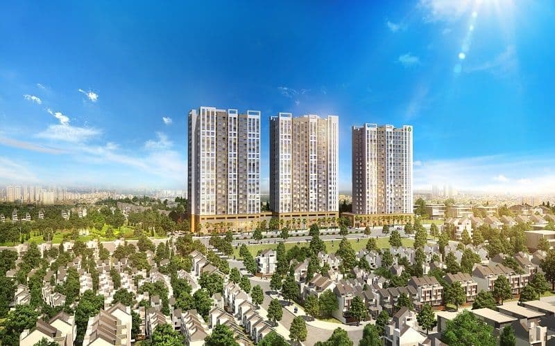 Khu bếp căn hộ 93 m² tại Richstar Tân Phú