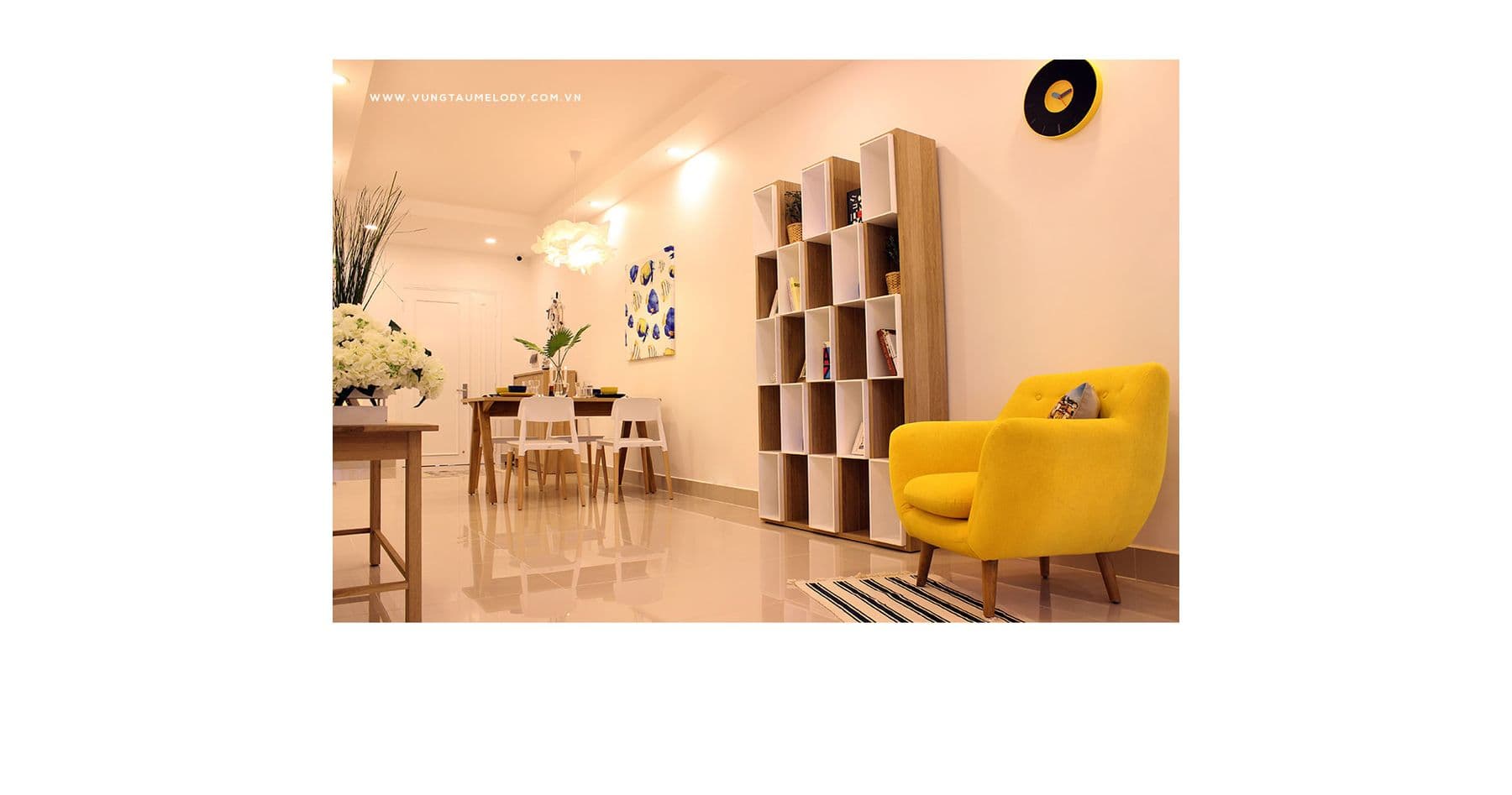 Không gian nội thất căn hộ tại Vũng Tàu Melody 70 m², ảnh minh hoạ 3/3