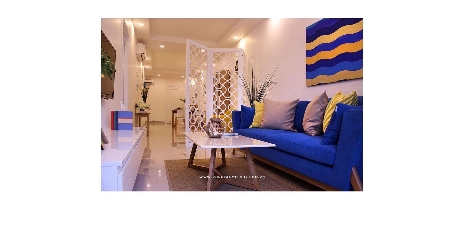 Không gian nội thất căn hộ tại Vũng Tàu Melody 70 m², ảnh minh hoạ 2/3